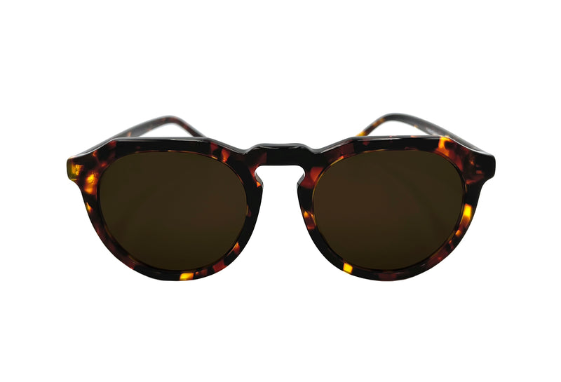 Brown polarised sunglasses