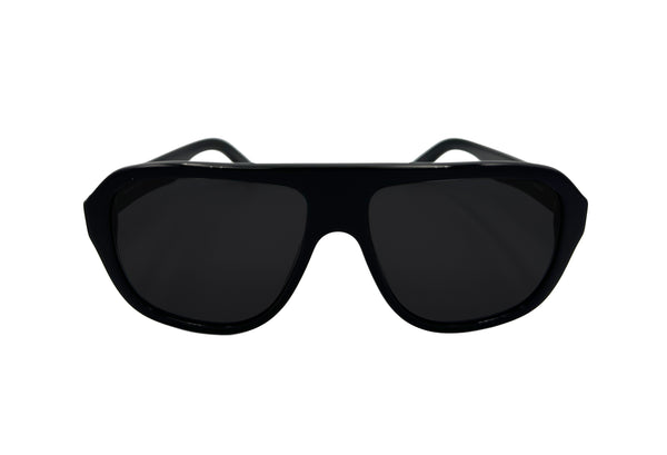 black aviator polarised sunglasses from Ozeano Vision