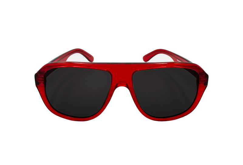 red polarised aviator sunglasses from Ozeano Vision