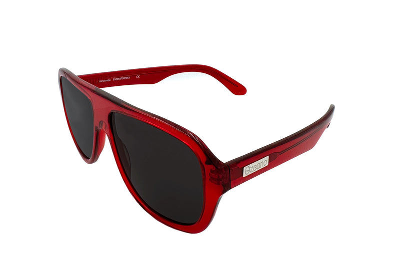 red polarised aviator sunglasses from Ozeano Vision